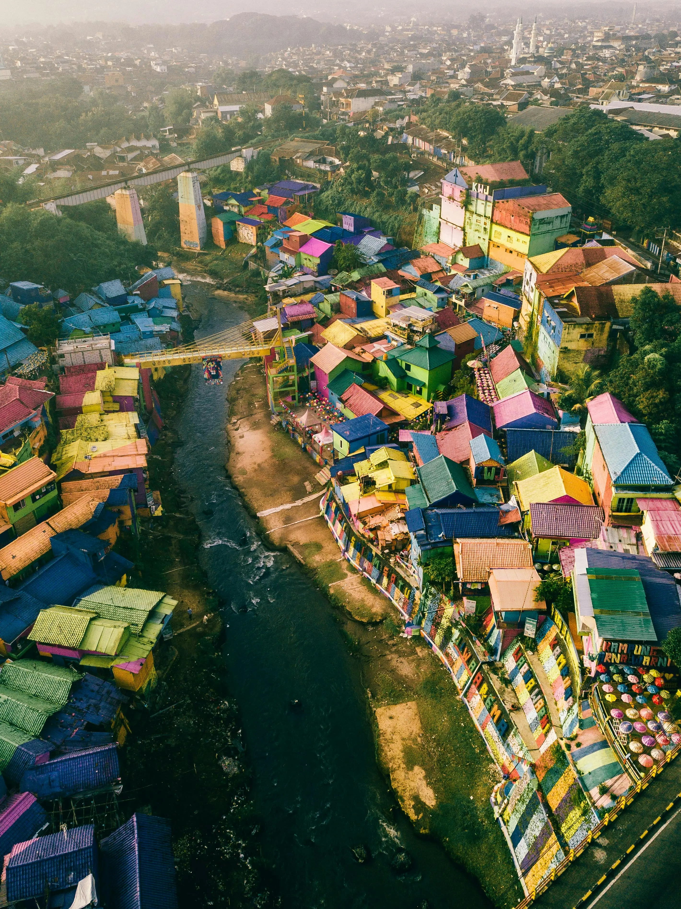Colorful traditional houses